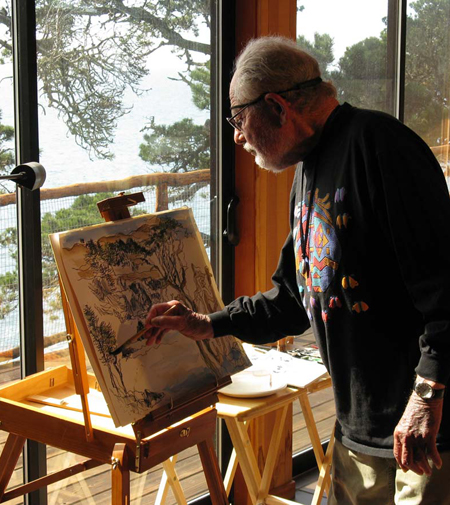 Lawrence Halprin at his residence at The Sea Ranch / Charles A. Birnbaum, 2008